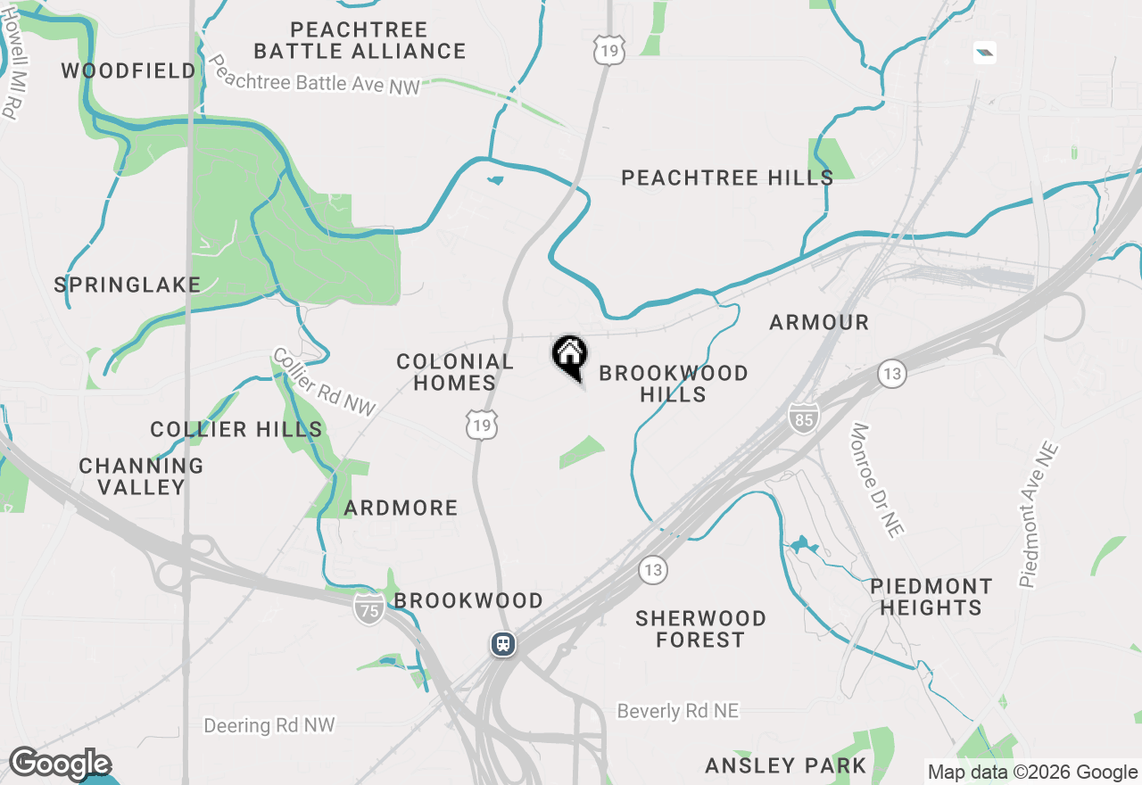 Map of 110 Brighton Road Ne, Atlanta, GA 30309