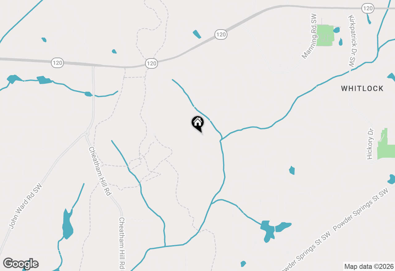 Map of 632 Trailwood Lane Sw, Marietta, GA 30064