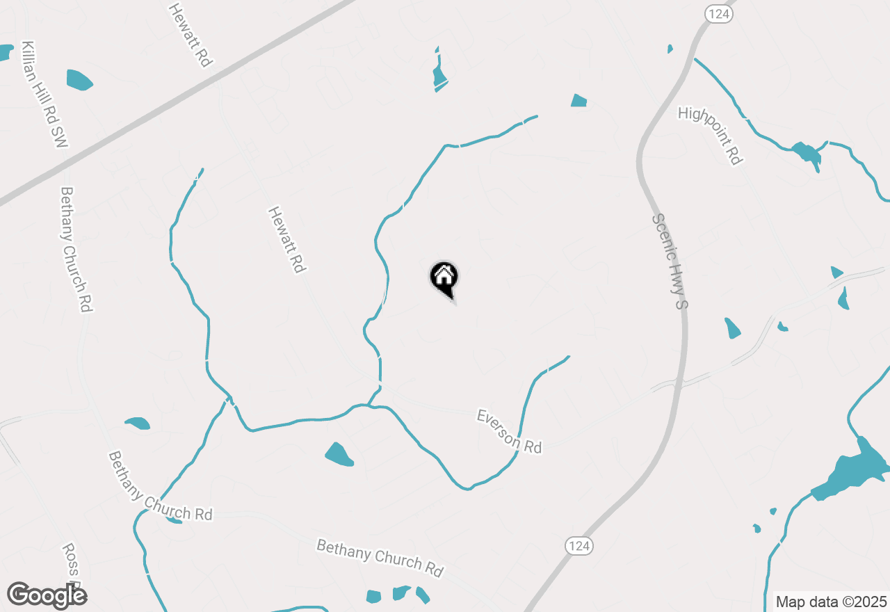 Map of 3571 Quail Hollow Trail, Snellville, GA 30039