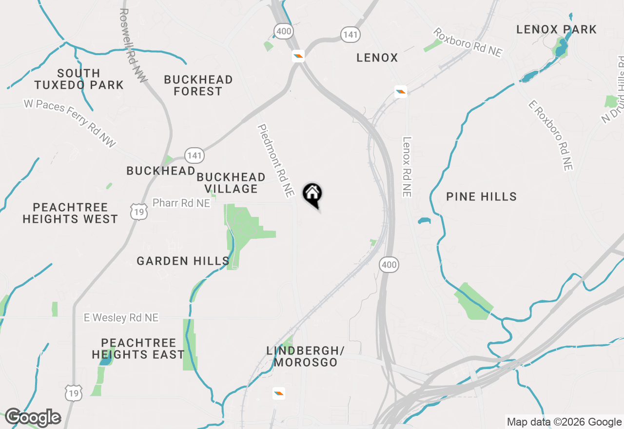 Map of 611 Timm Valley Road Ne #2, Atlanta, GA 30305
