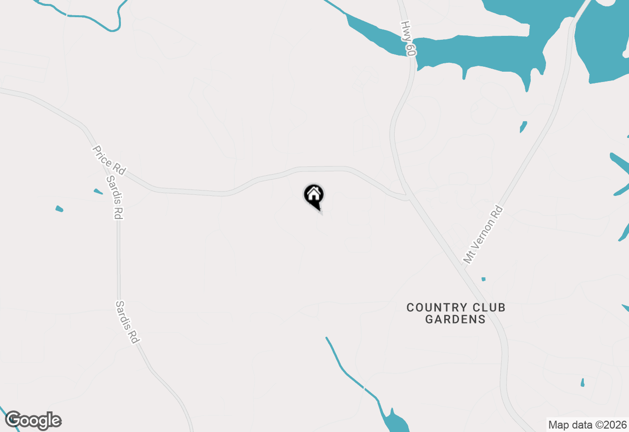 Map of 3922 Walnut Grove Way, Gainesville, GA 30506