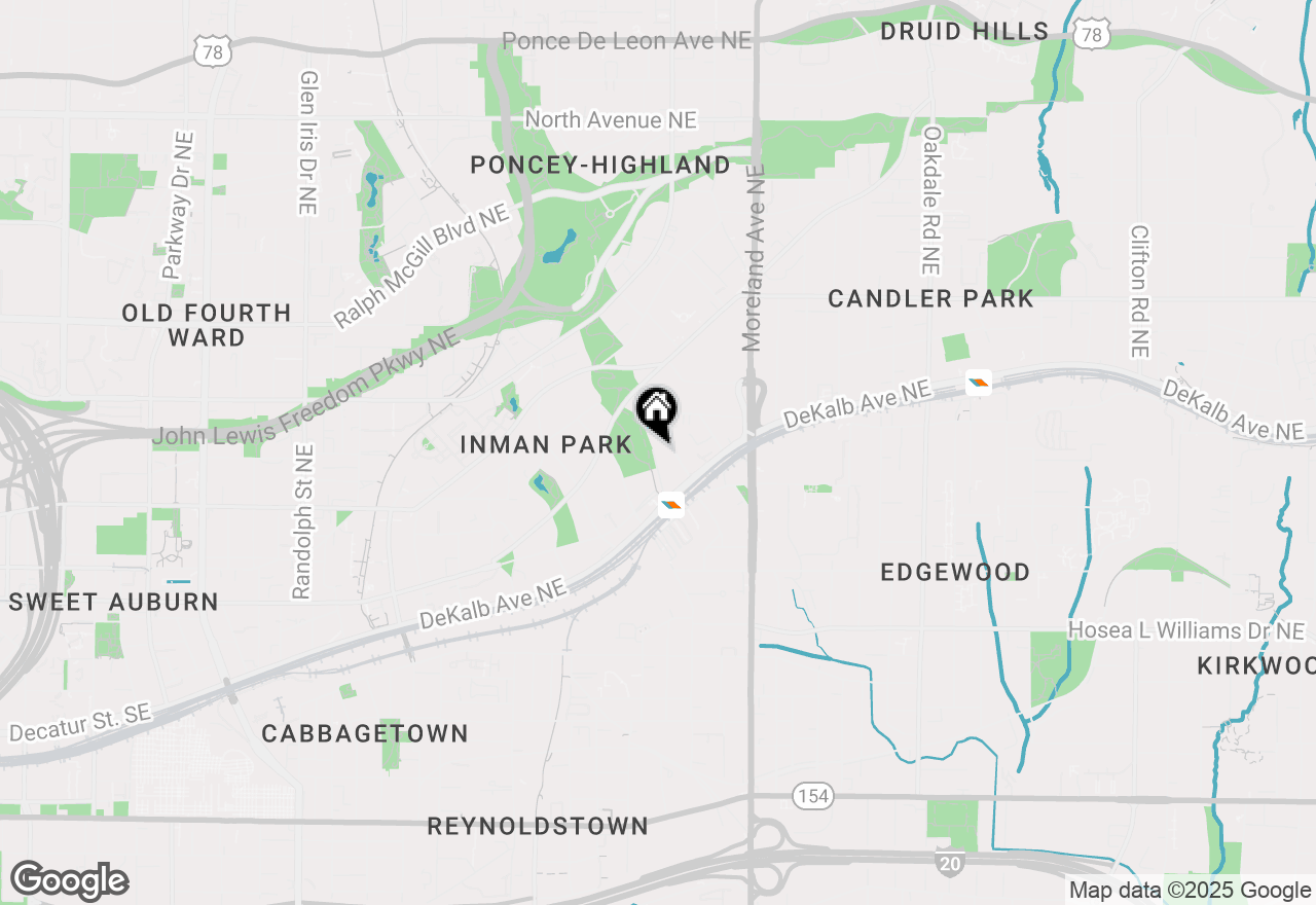 Map of 193 Battery Ne, Atlanta, GA 30307
