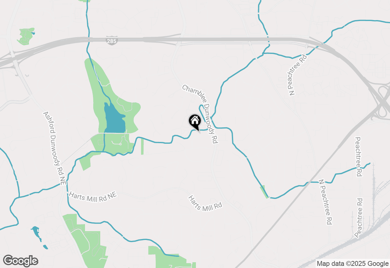 Map of 1850 Winchester Trail, Brookhaven, GA 30341