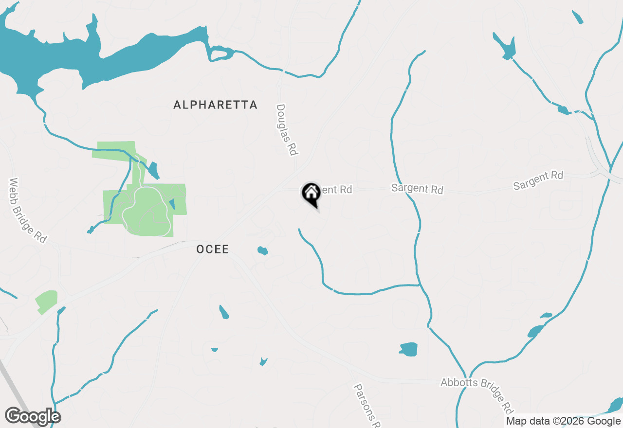 Map of 200 Blue Spruce Circle, Alpharetta, GA 30005