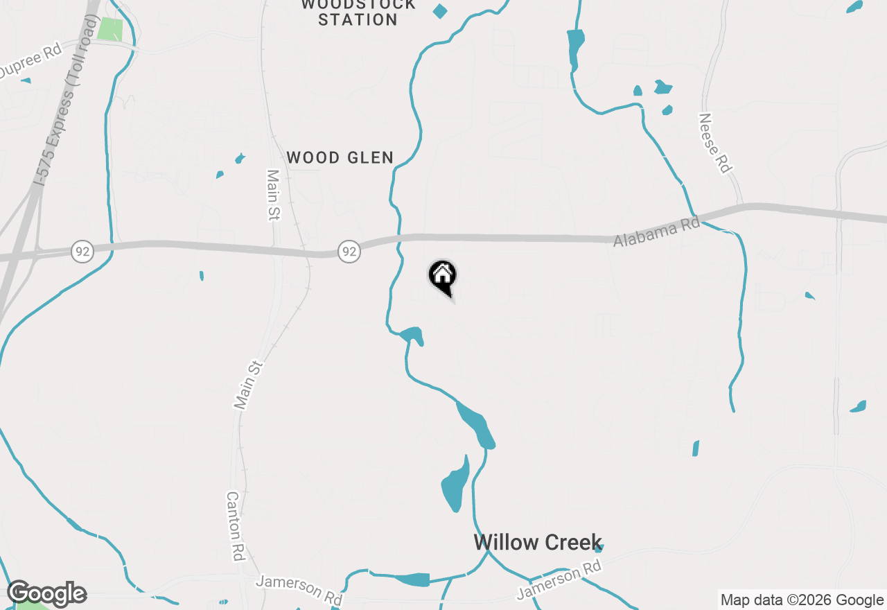 Map of 682 Bedford Court, Woodstock, GA 30188