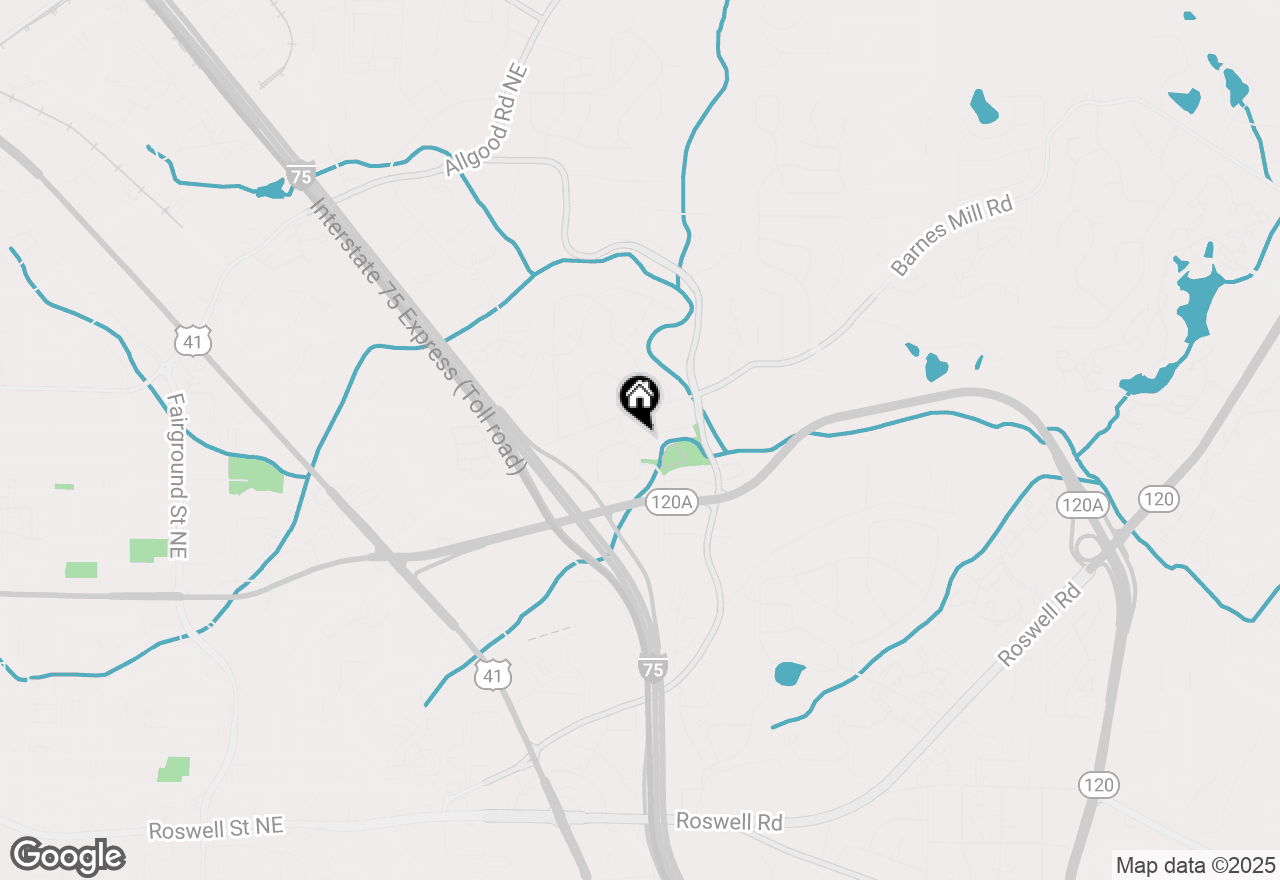Map of 1179 Aleamo Drive, Marietta, GA 30062