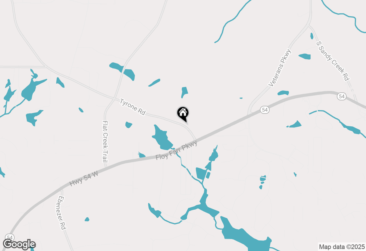 Map of 266 Tyrone Road, Fayetteville, GA 30214