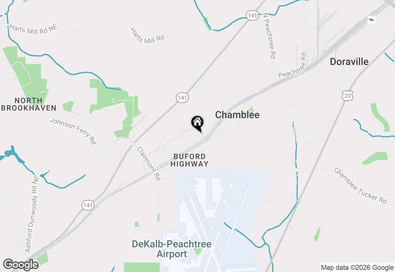 Map of 5300 Peachtree Road #3207, Chamblee, GA 30341