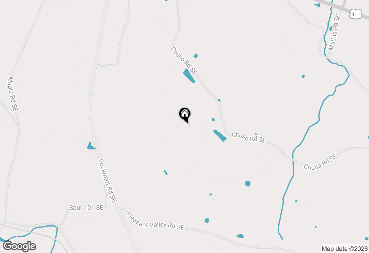 Map of 10 Warwick Way Se, Rome, GA 30161