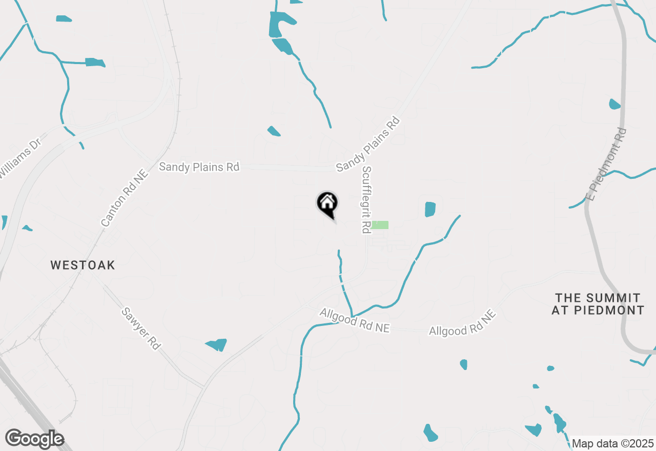 Map of 1452 Evanston Lane, Marietta, GA 30062
