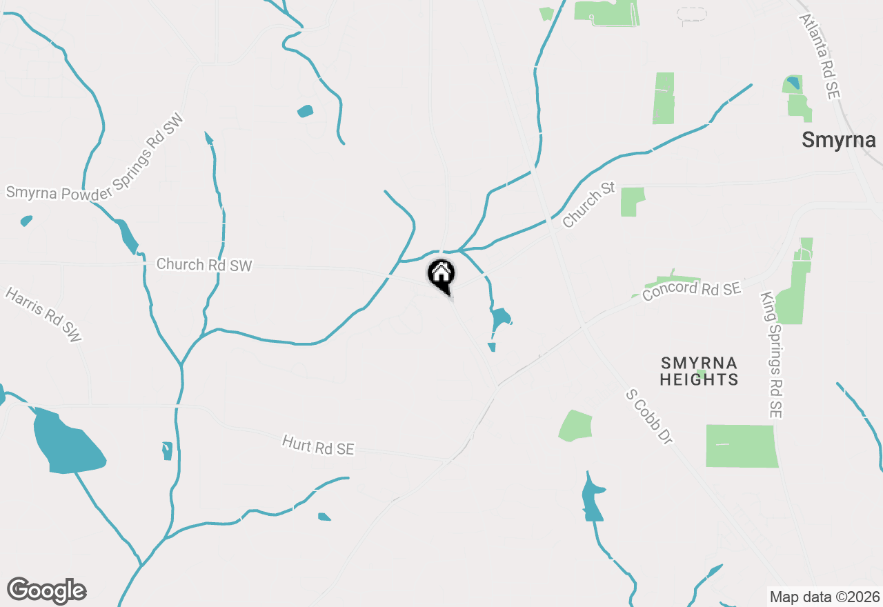 Map of 256 Ennis Brook Dr Se, Smyrna, GA 30082