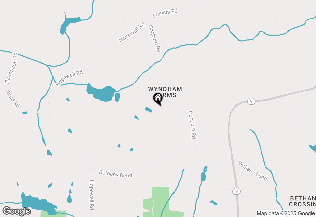 Map of 14420 Wyndham Farms Drive, Milton, GA 30004