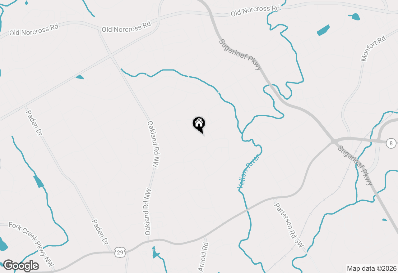 Map of 1666 Stoney Chase Drive, Lawrenceville, GA 30044