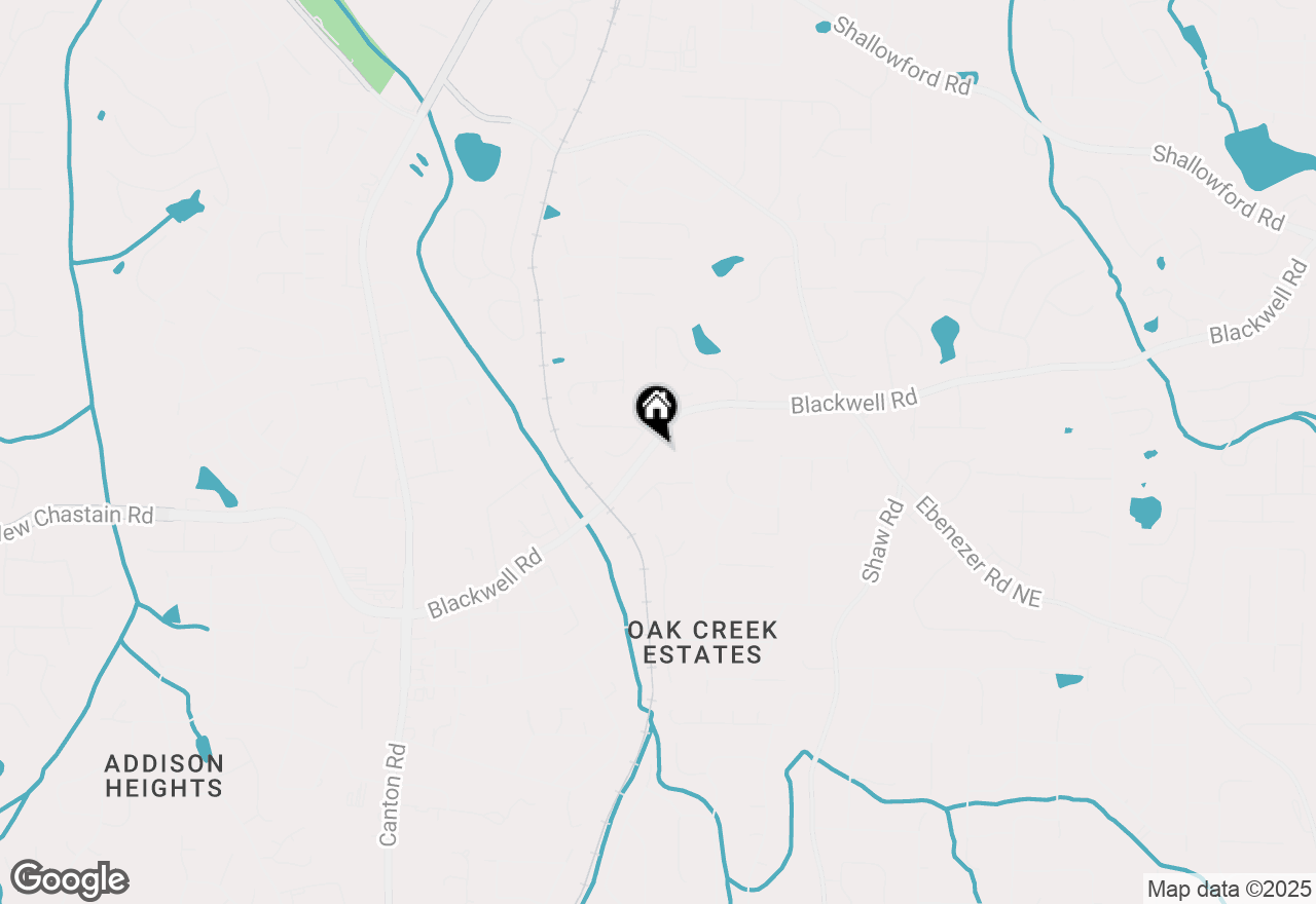 Map of 1130 Blackwell Road, Marietta, GA 30066