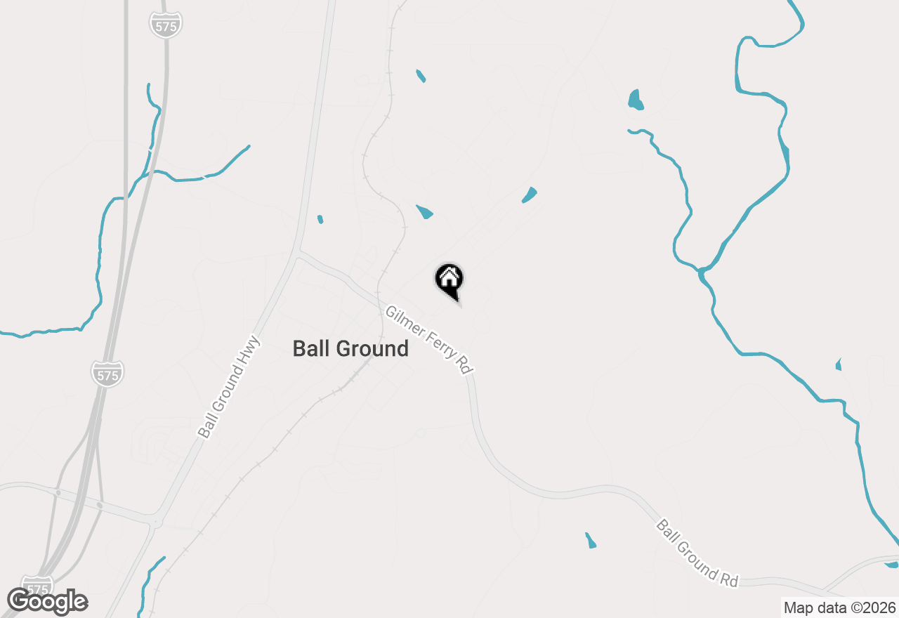 Map of 529 Groover Street, Ball Ground, GA 30107