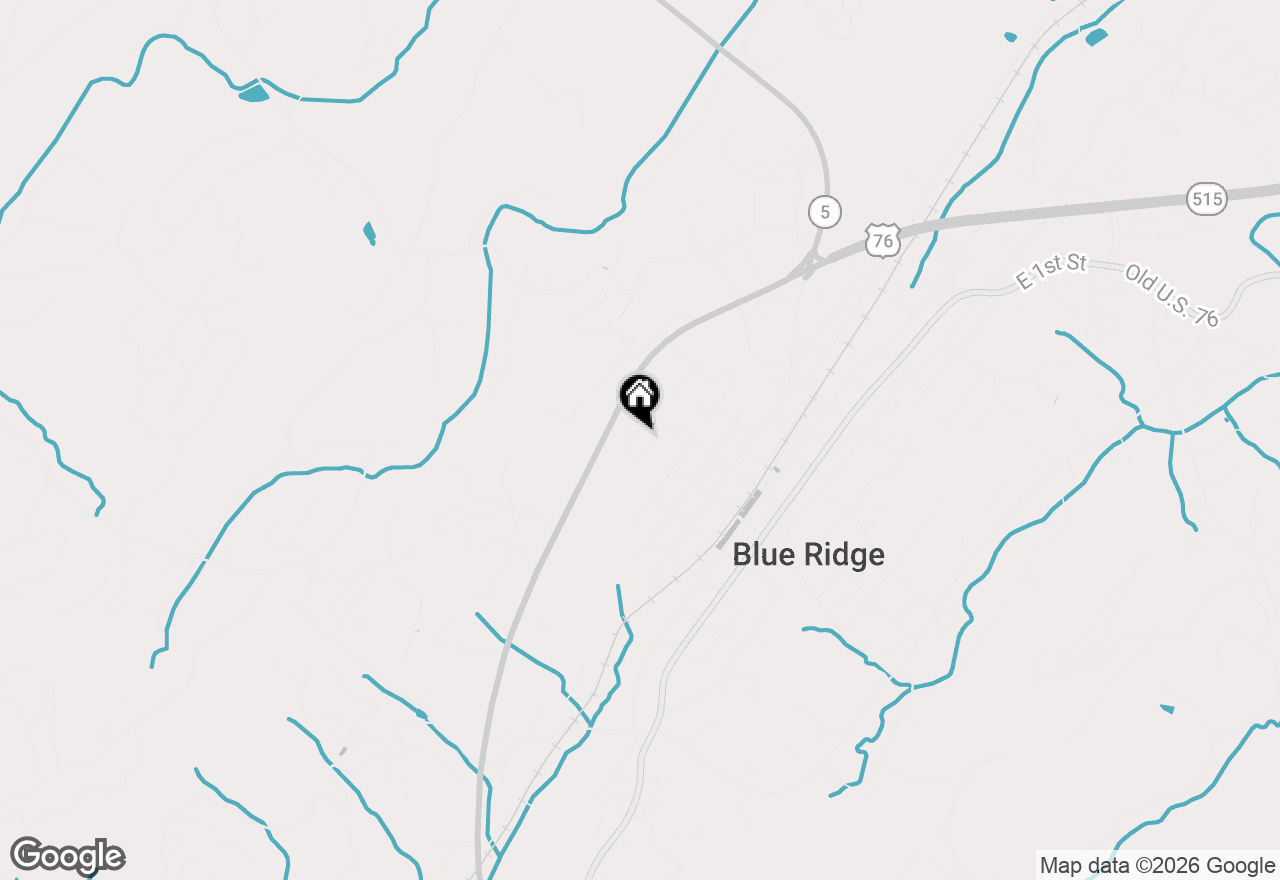 Map of 37 Upper Knoll Drive, Blue Ridge, GA 30513