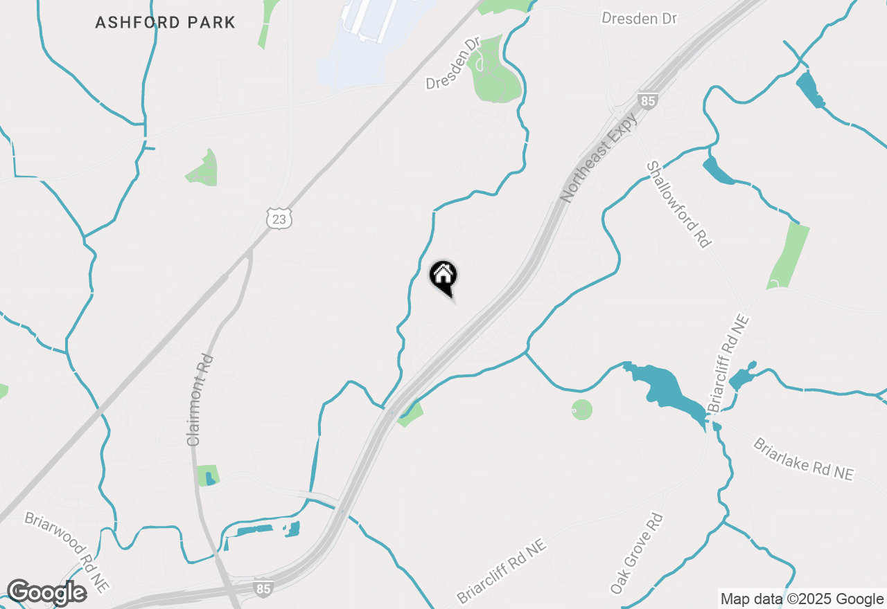 Map of 2320 Capehart Circle Ne, Atlanta, GA 30345