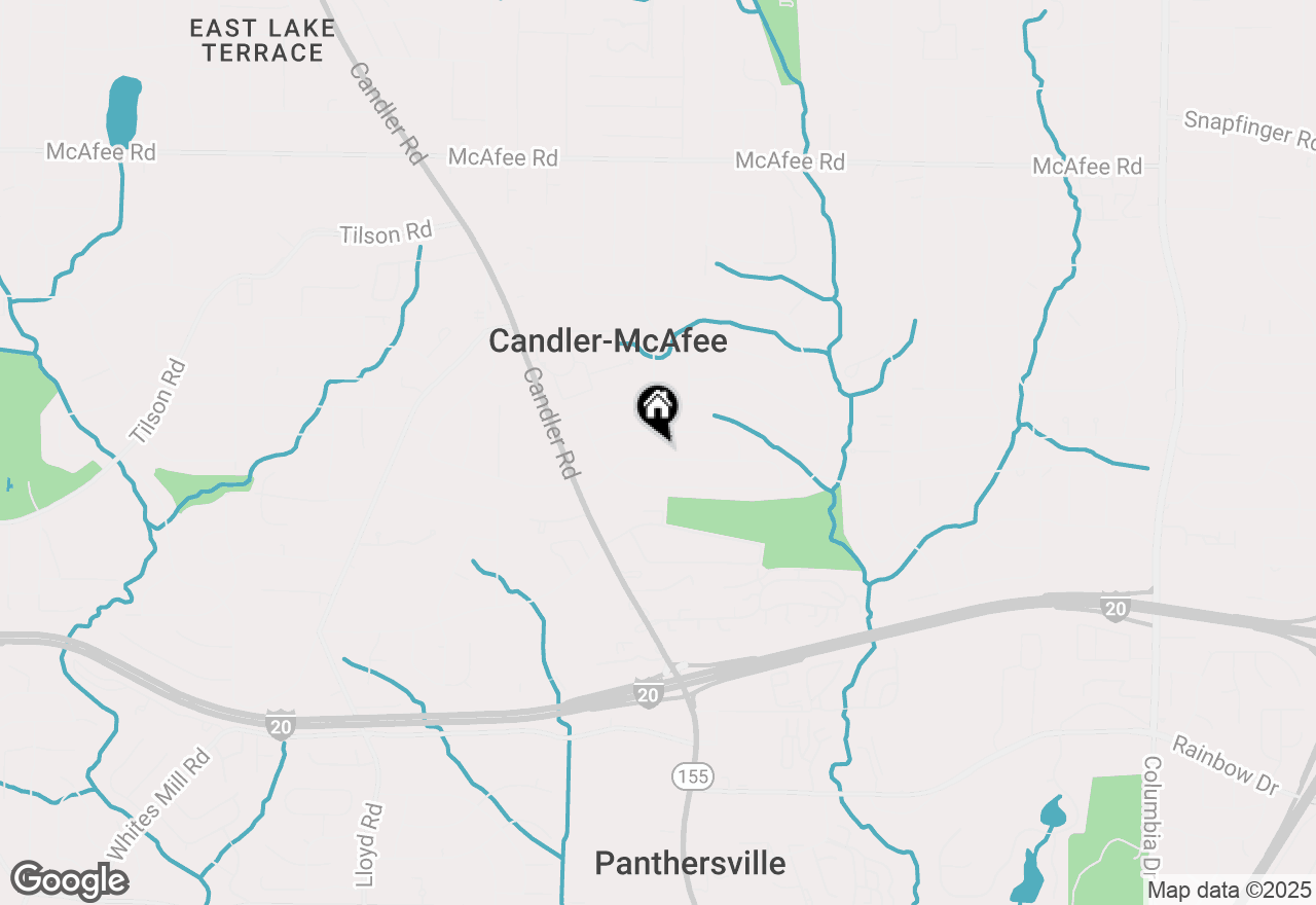 Map of 2858 Valley Ridge Drive, Decatur, GA 30032