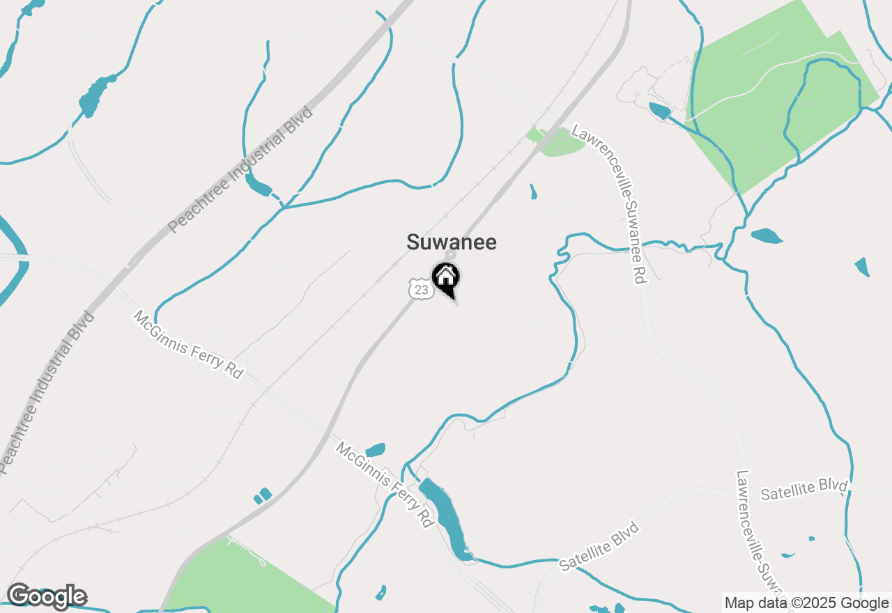 Map of 3844 Davis Street, Suwanee, GA 30024