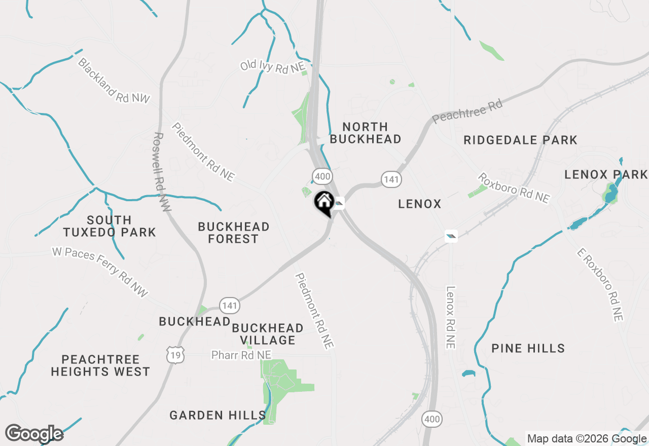 Map of 3338 Peachtree Road Ne #3302, Atlanta, GA 30326