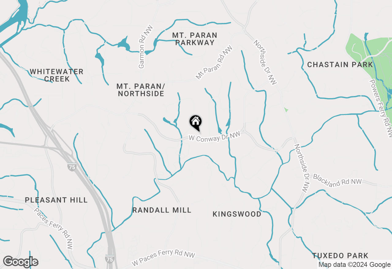 Map of 971 W Conway Drive Nw, Atlanta, GA 30327