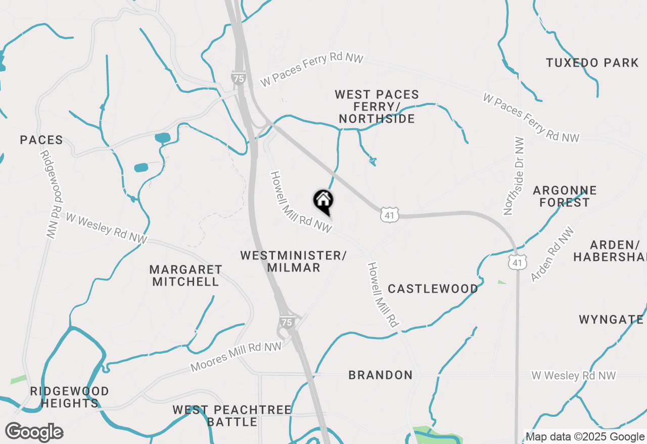 Map of 3075 Howell Mill Road Nw #6, Atlanta, GA 30327