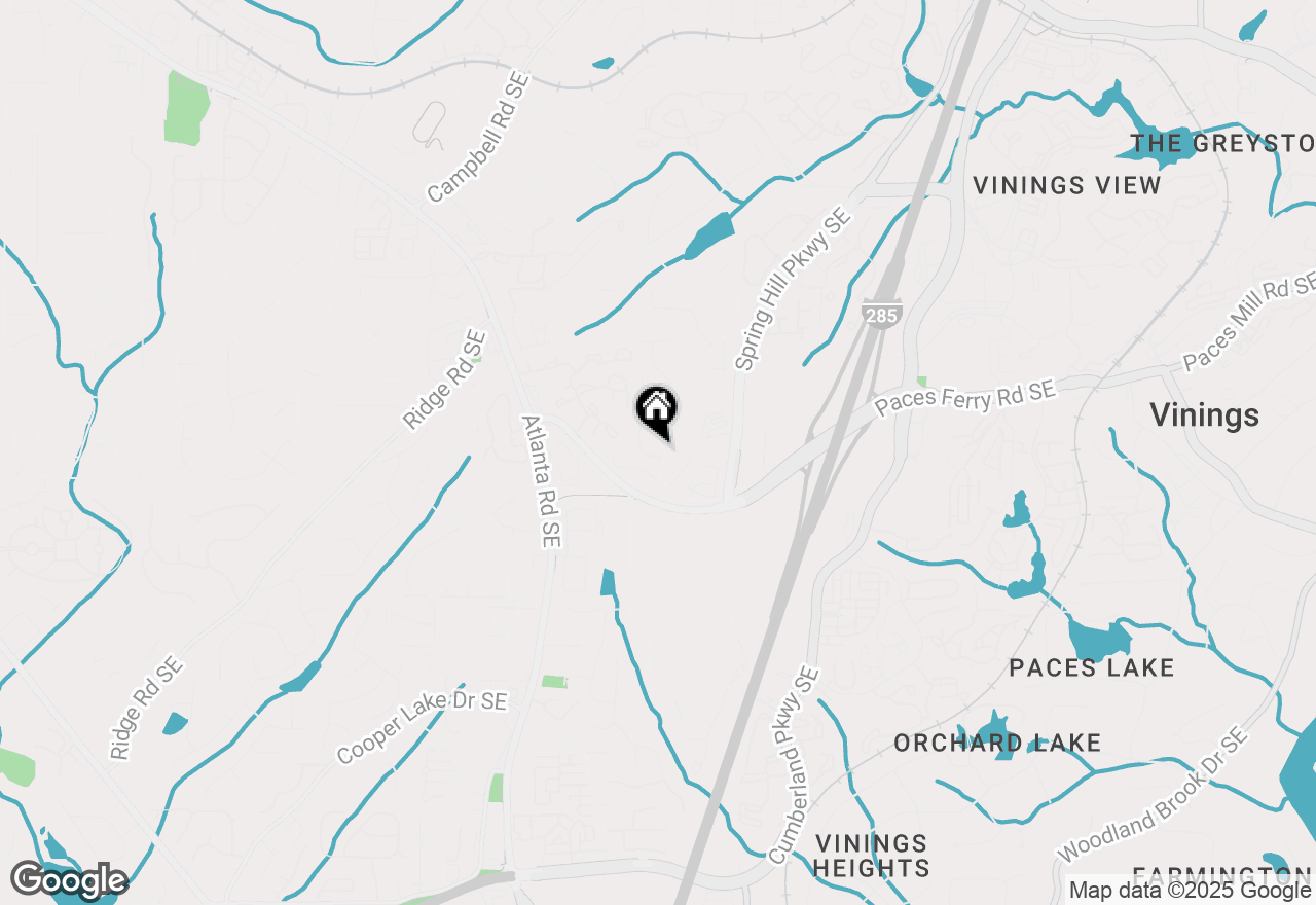 Map of 2143 Spring Hill Court Se, Smyrna, GA 30080