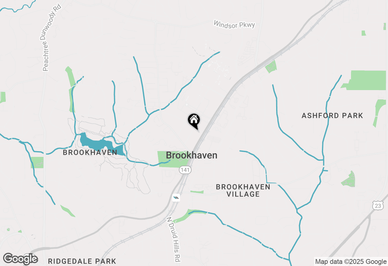 Map of 2759 Tallulah Drive Ne, Brookhaven, GA 30319