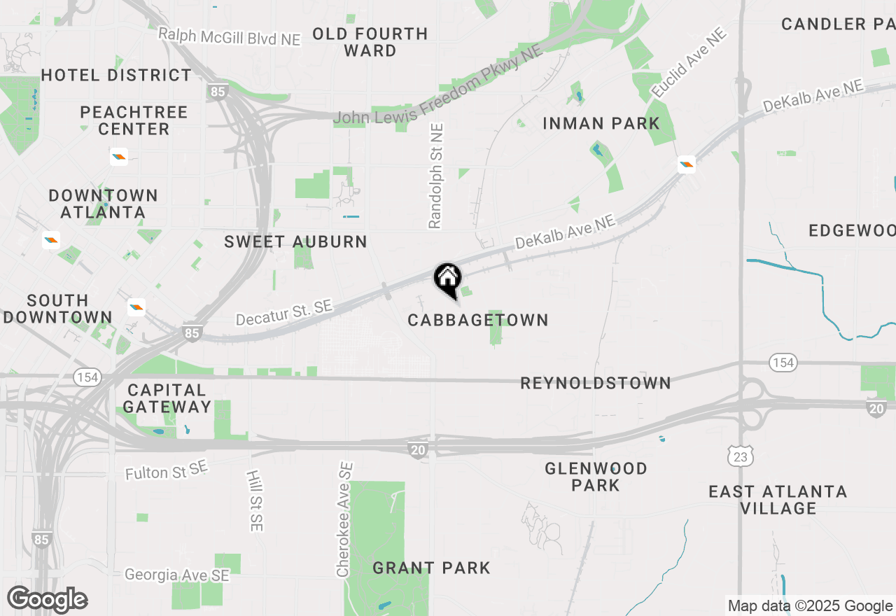 Map of 154 Savannah Street Se, Atlanta, GA 30316