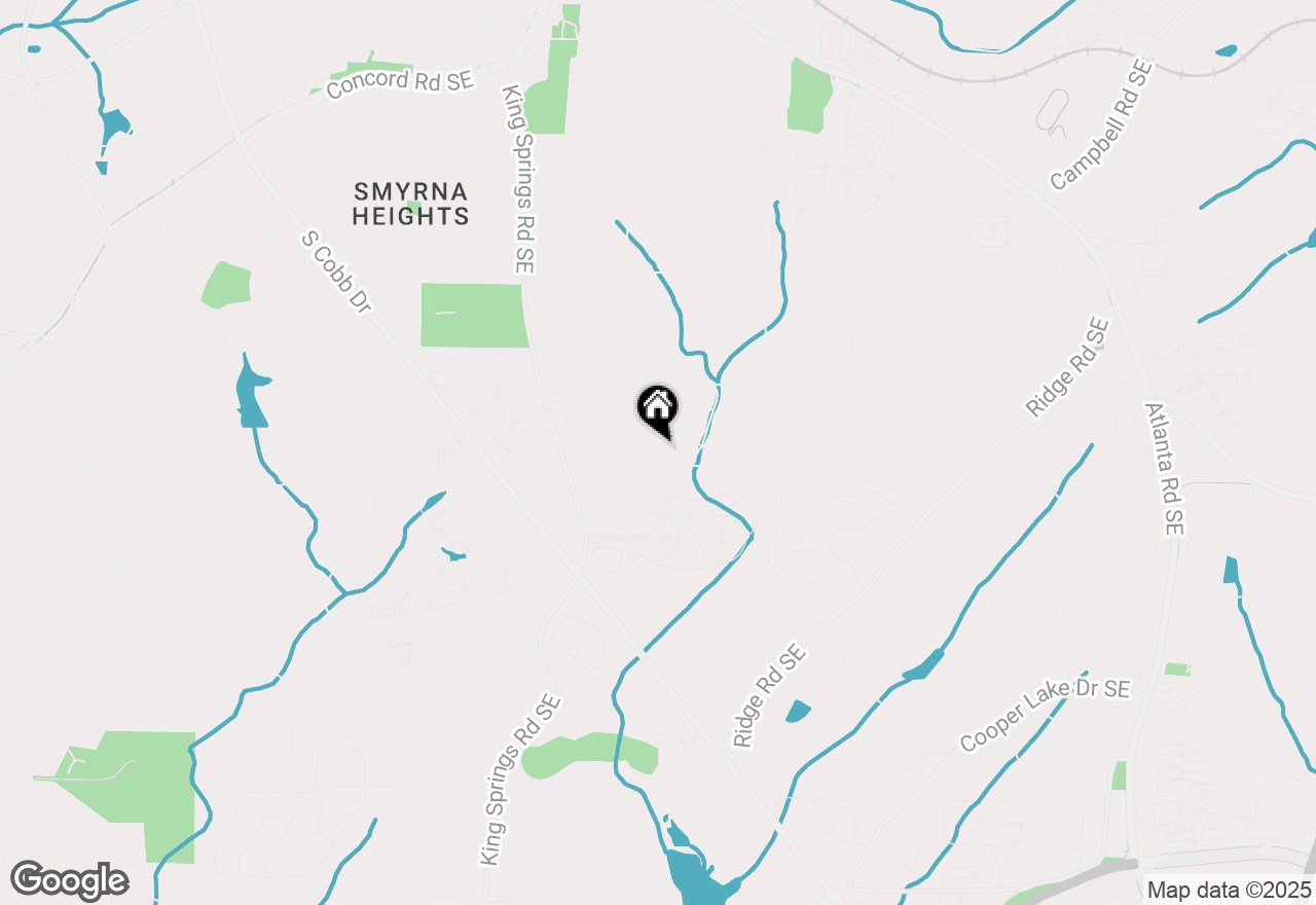 Map of 3689 Ashwood Drive Se, Smyrna, GA 30080