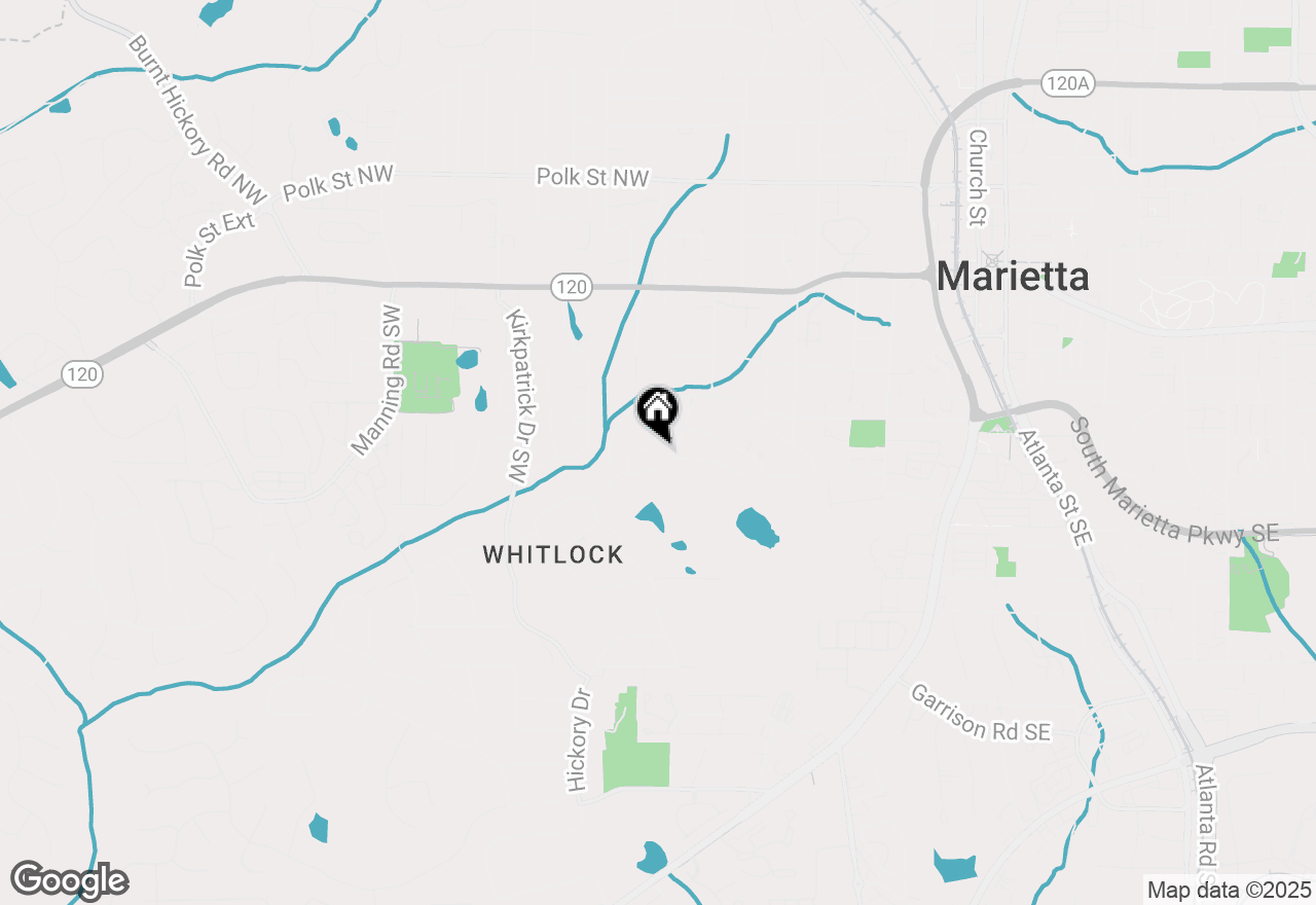 Map of 272 S Woodland Drive, Marietta, GA 30064