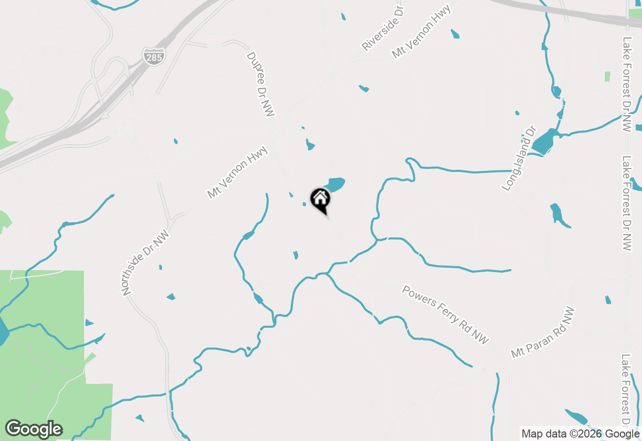 Map of 5274 Powers Ferry Road Nw, Sandy Springs, GA 30327