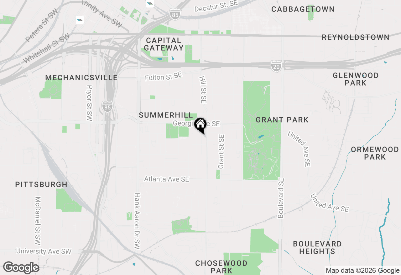 Map of 715 Woodson Street Se, Atlanta, GA 30315