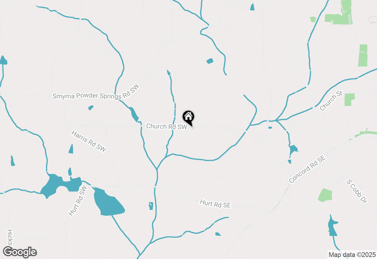 Map of 86 Church Road, Smyrna, GA 30082