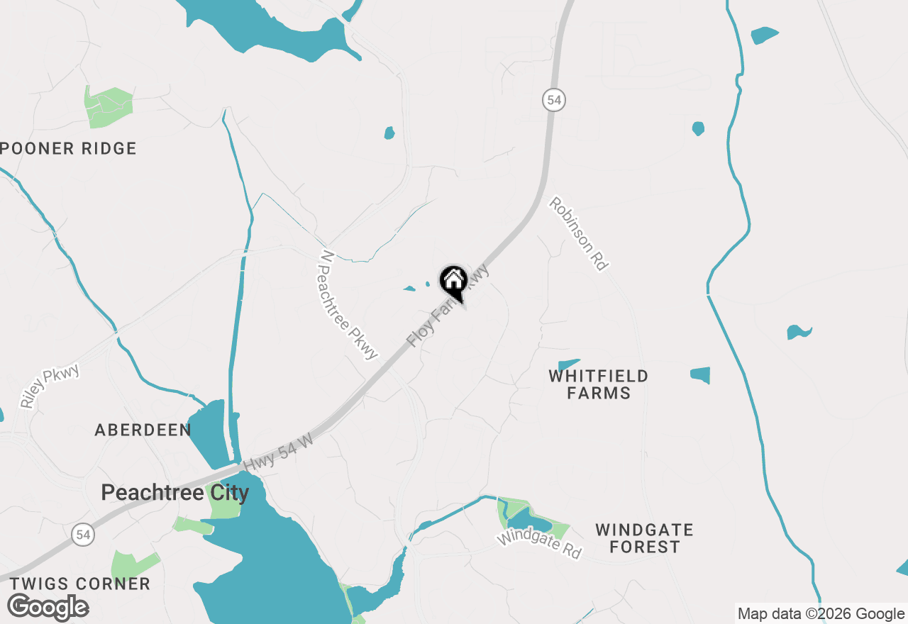 Map of 123 Vivian Lane, Peachtree City, GA 30269