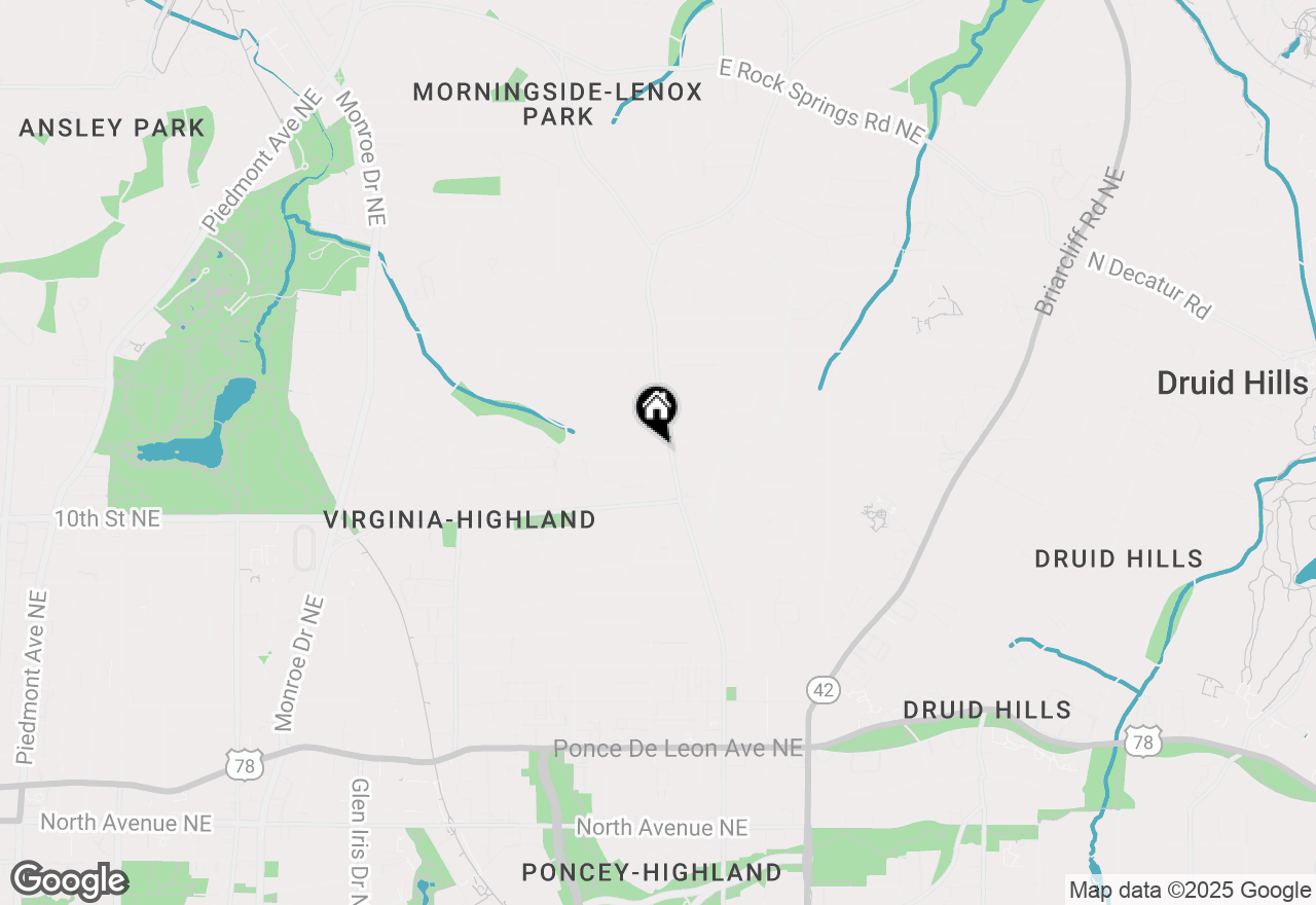 Map of 980 Los Angeles Avenue Ne, Atlanta, GA 30306