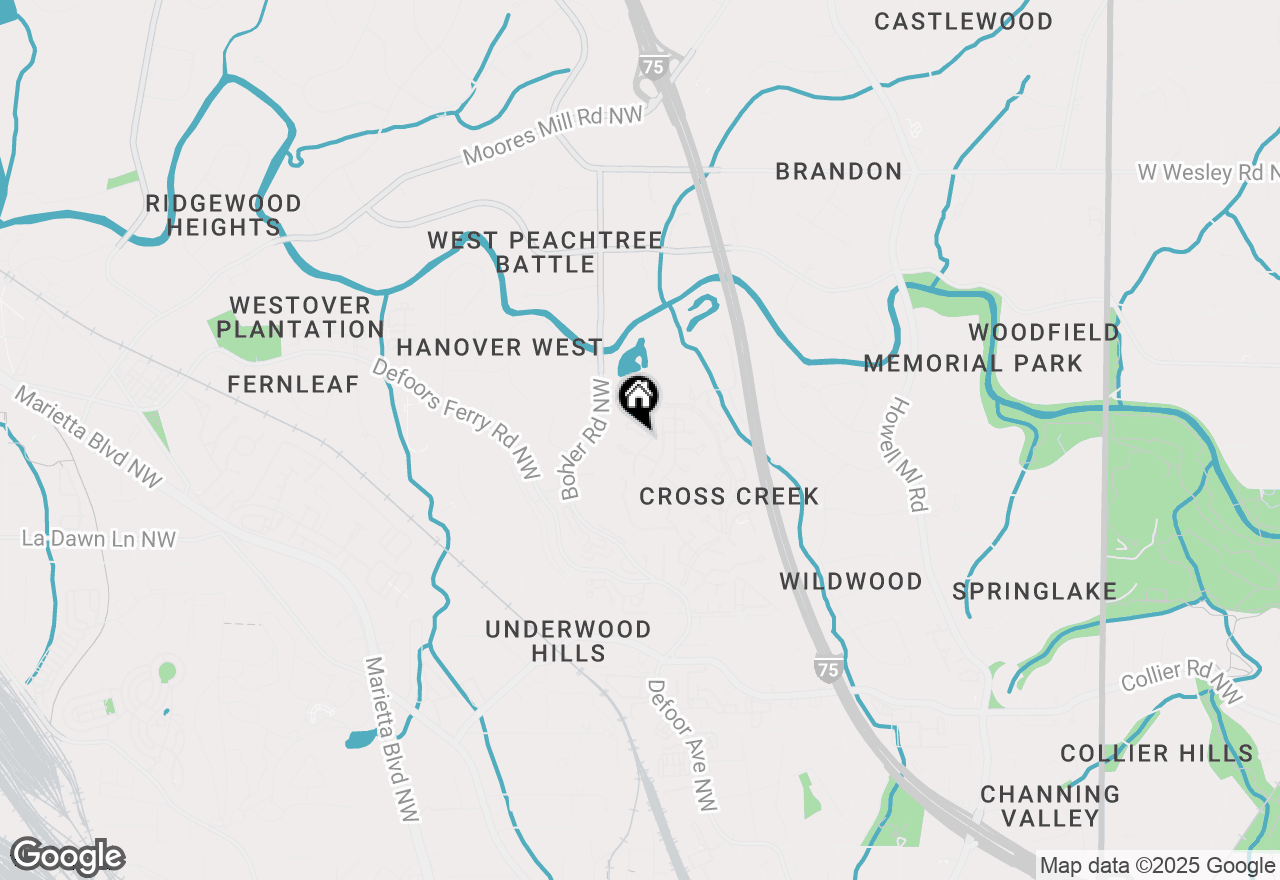 Map of 68 Montre Square Nw, Atlanta, GA 30327