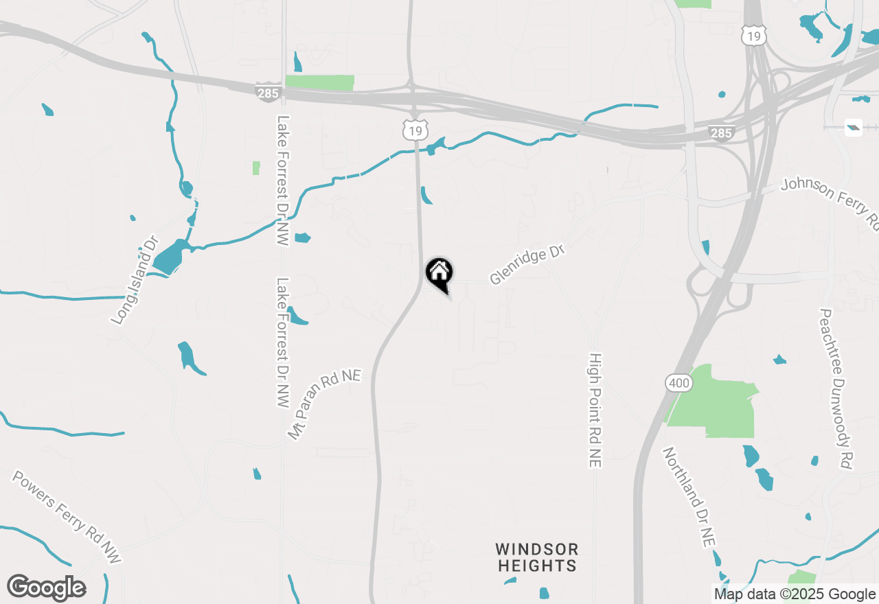 Map of 5205 Glenridge Drive, Sandy Springs, GA 30342