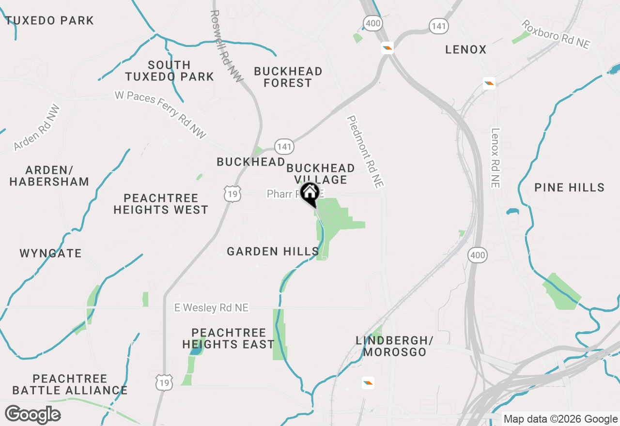 Map of 2967 Lookout Place Ne, Atlanta, GA 30305