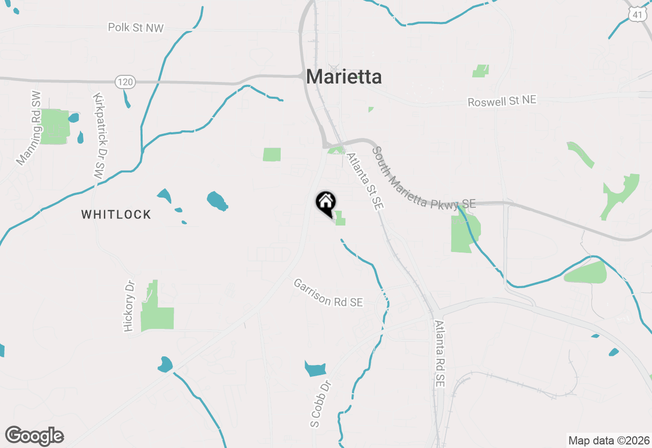 Map of 99 W Dixie Avenue Se, Marietta, GA 30008
