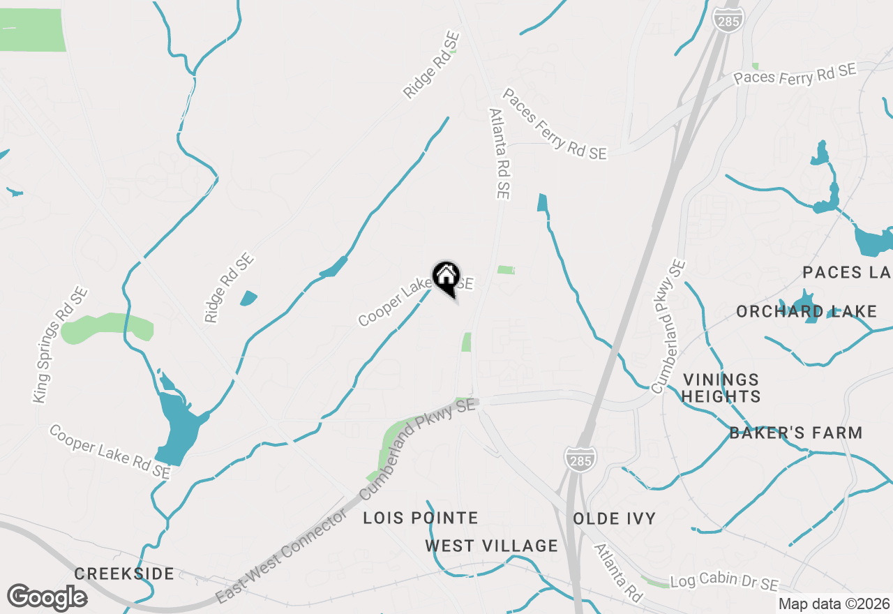 Map of 4067 Coopers Hill Drive Se, Smyrna, GA 30080