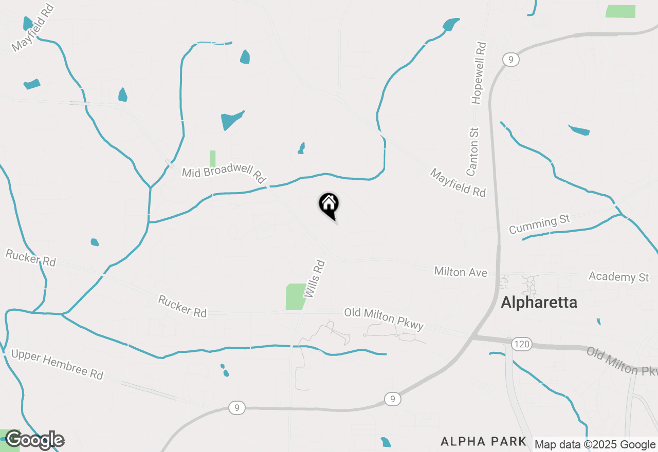 Map of 1810 Broadwell Oaks Drive, Alpharetta, GA 30004