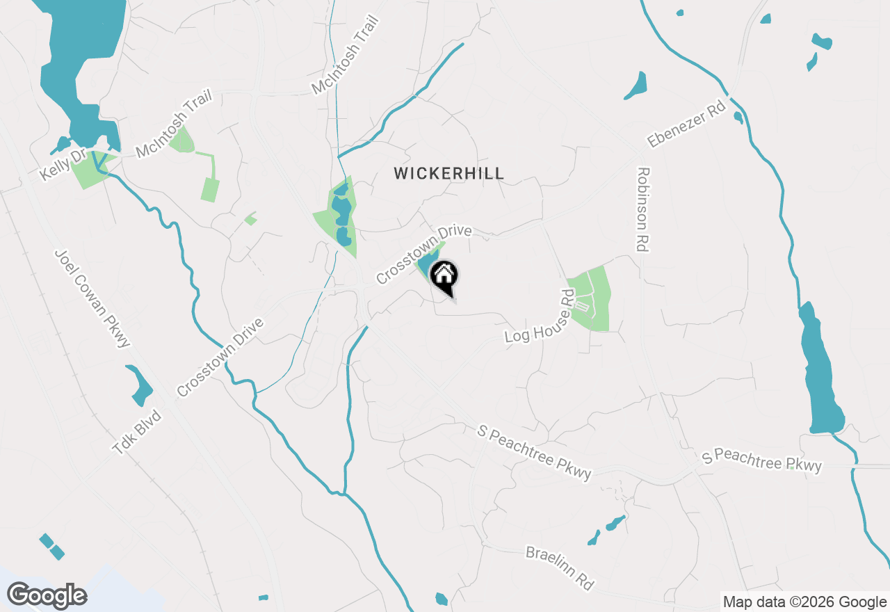 Map of 157 Rockspray Ridge, Peachtree City, GA 30269
