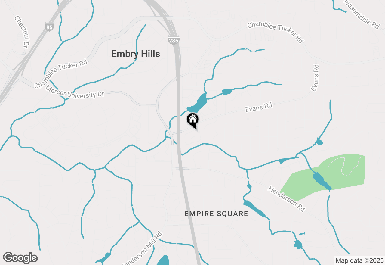 Map of 3613 Greystone Circle, Chamblee, GA 30341