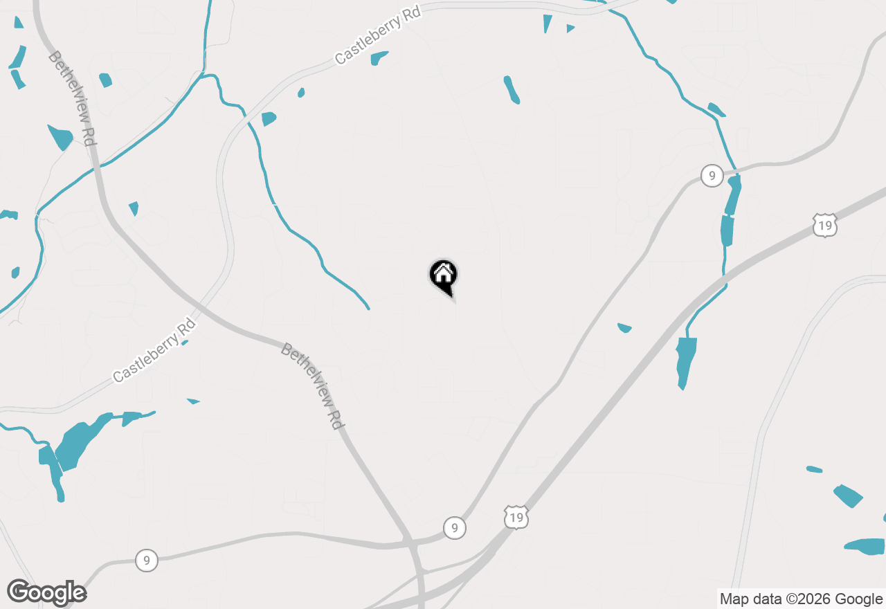 Map of 5915 Ellington Cove, Cumming, GA 30040
