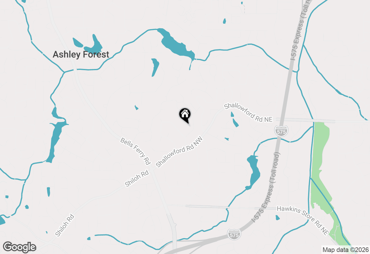 Map of 149 N View Lane, Kennesaw, GA 30144