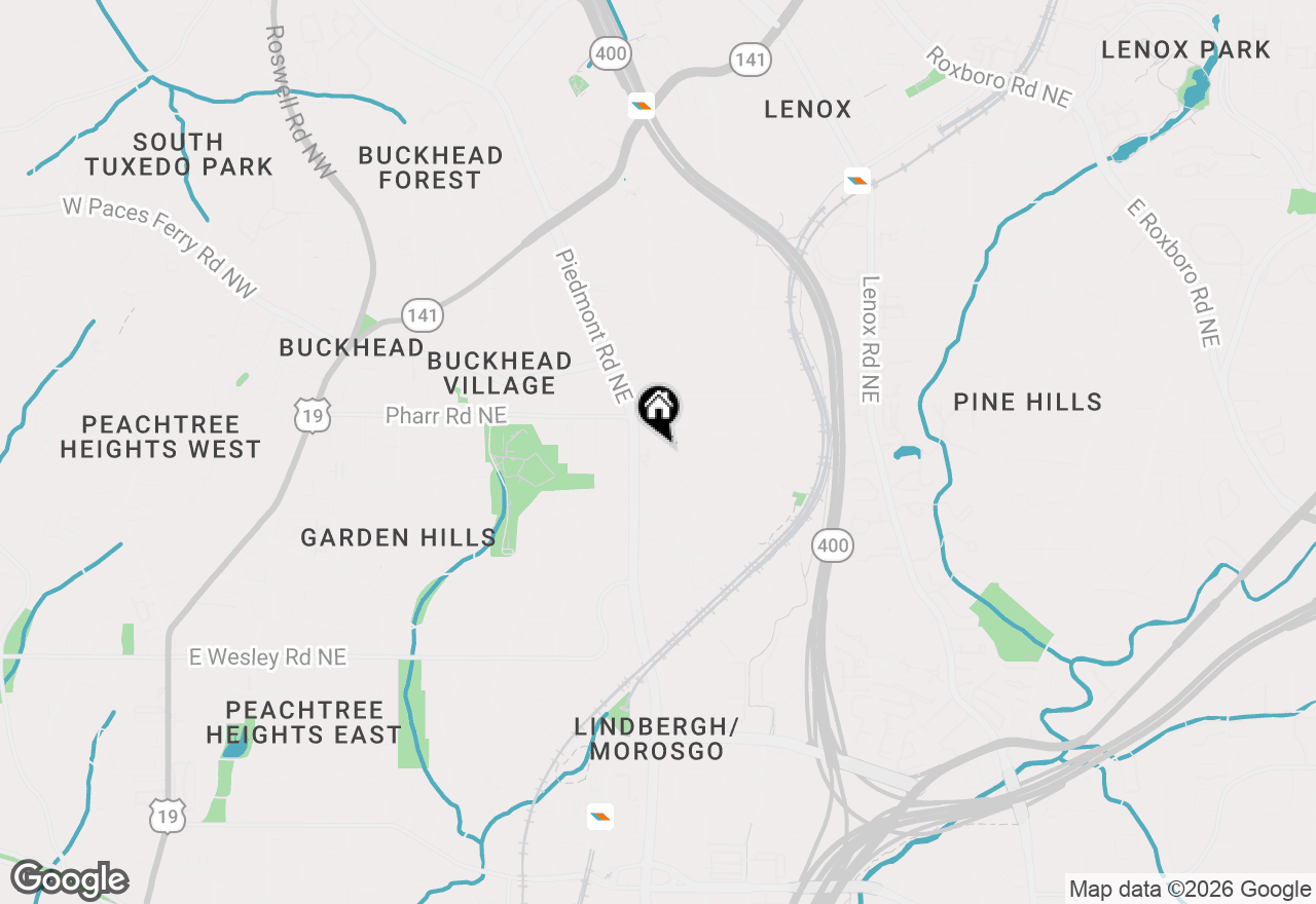 Map of 615 Burke Road, Atlanta, GA 30305
