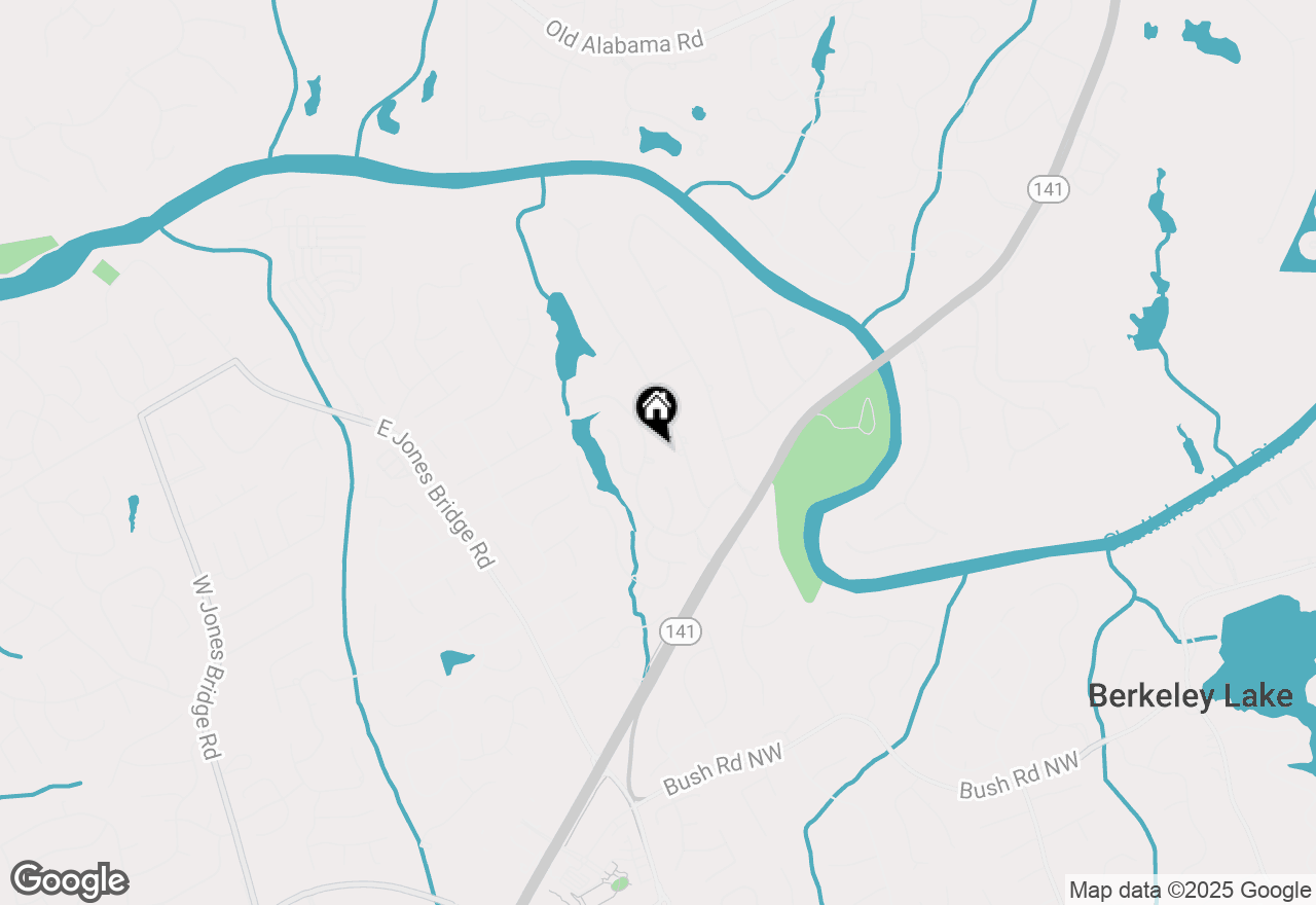 Map of 5005 Riverlake Drive, Peachtree Corners, GA 30097