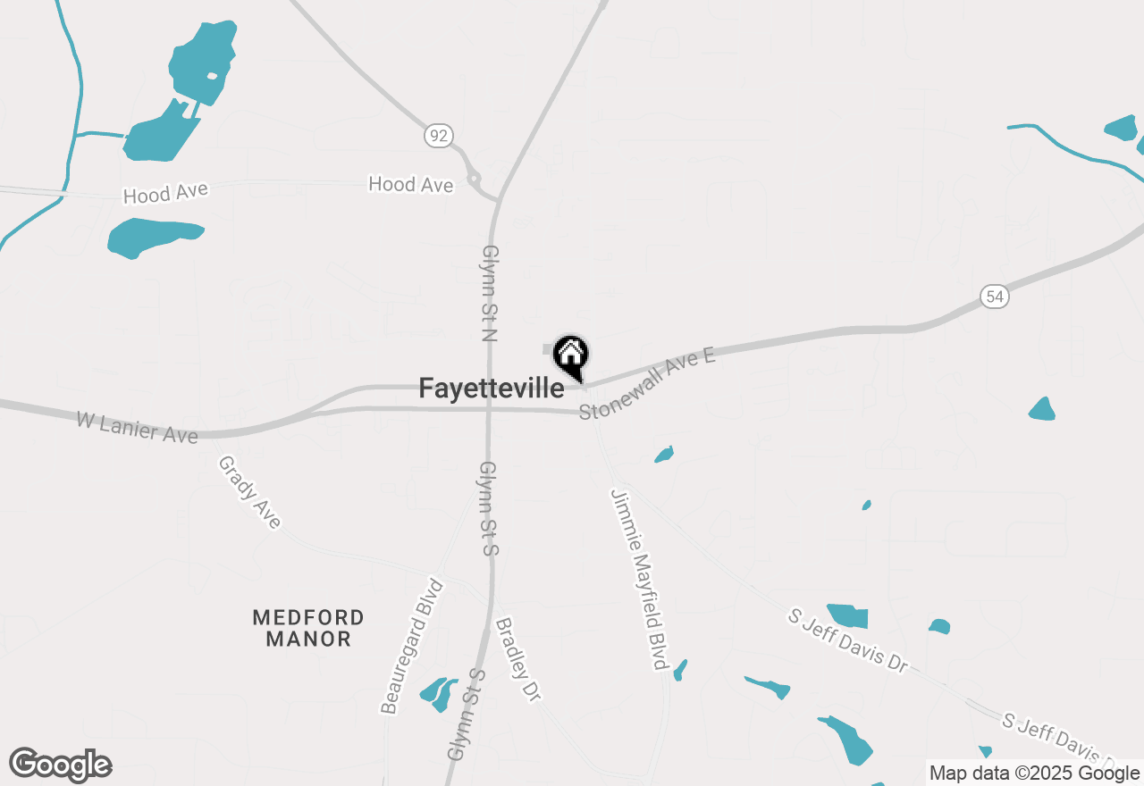 Map of 255 Lanier Avenue E, Fayetteville, GA 30214