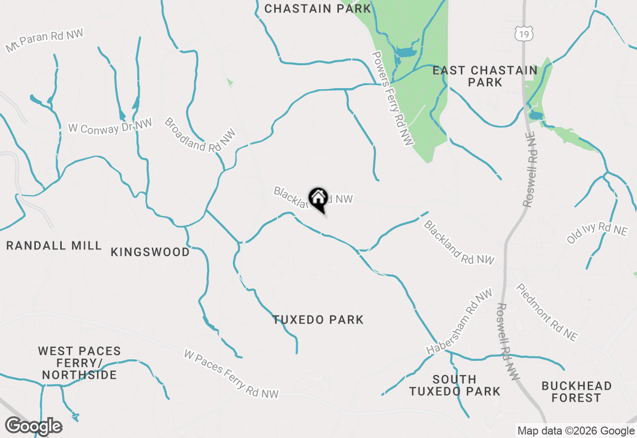 Map of 345 Valley Road Nw, Atlanta, GA 30305